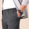 imageAmazon Essentials Mens Fleece Open Bottom Sweatpant Available in Big amp TallWashed Black