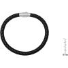 imageAmazon Essentials Mens Leather Sterling Silver BraceletBrown