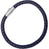 imageAmazon Essentials Mens Leather Sterling Silver BraceletDark Blue