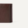 imageAmazon Essentials Mens Pebbled Full Grain Leather Trifold WalletDark Brown