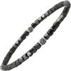 imageAmazon Essentials Mens Sterling Silver Small Bead Stretch BraceletHematite
