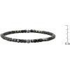 imageAmazon Essentials Mens Sterling Silver Small Bead Stretch BraceletHematite