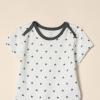 imageAmazon Essentials Unisex Toddlers and Babies ShortSleeve Bodysuits MultipacksWhite  Stars