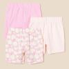 imageAmazon Essentials UnisexBaby Cotton PullOn ShortsPinkApples