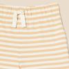 imageAmazon Essentials UnisexBaby Cotton PullOn ShortsTaupeStripeLion and Pony