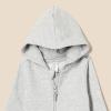 imageAmazon Essentials UnisexBaby French Terry ZipUp HoodieLight Grey HeatherNavy