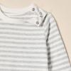 imageAmazon Essentials UnisexBaby RelaxedFit 100 Cotton LongSleeve TShirtsOatmeal HeatherStripe