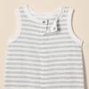 imageAmazon Essentials unisexbaby Sleeveless and ShortSleeve Romper SetBeige DogsHeather Stripe
