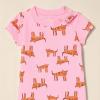imageAmazon Essentials unisexbaby Sleeveless and ShortSleeve Romper SetPink TigerStripe