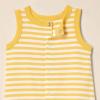 imageAmazon Essentials unisexbaby Sleeveless and ShortSleeve Romper SetPurple Melon TigerStripe