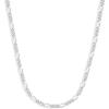 imageAmazon Essentials 5mm Plated Figaro Chain for Men or WomenSilver