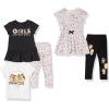 imageAmazon Essentials Disney  Marvel  Star Wars  Frozen  Princess Girls and Toddlers MixandMatch Outfit Sets Multipacks5piece That Princess Life Set