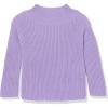 imageAmazon Essentials Girls Modern WideNeck Pullover SweaterPurple