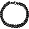 imageAmazon Essentials Mens 8 Black Chain BraceletCurb