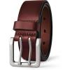 imageAmazon Essentials Mens Double Prong Leather BeltTan