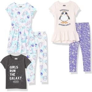 imageAmazon Essentials Disney  Marvel  Star Wars  Frozen  Princess Girls and Toddlers MixandMatch Outfit Sets Multipacks5piece Star Wars Tie Dye