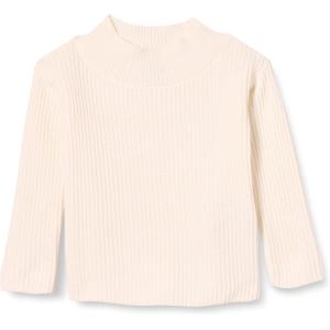 imageAmazon Essentials Girls Modern WideNeck Pullover SweaterEggshell White