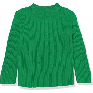 imageAmazon Essentials Girls Modern WideNeck Pullover SweaterGreen