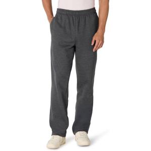 imageAmazon Essentials Mens Fleece Open Bottom Sweatpant Available in Big amp TallCharcoal Heather