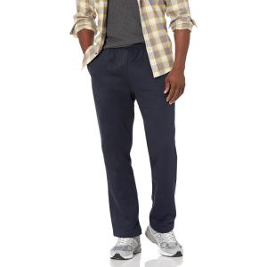 imageAmazon Essentials Mens Fleece Open Bottom Sweatpant Available in Big amp TallNavy