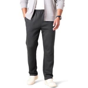 imageAmazon Essentials Mens Fleece Open Bottom Sweatpant Available in Big amp TallWashed Black