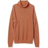 imageAmazon Essentials Mens 100 Cotton Rib Knit Turtleneck SweaterDark Camel