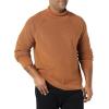 imageAmazon Essentials Mens 100 Cotton Rib Knit Turtleneck SweaterDark Camel