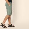 imageAmazon Essentials Mens LooseFit 11 Long Cargo ShortsDark Olive