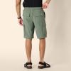 imageAmazon Essentials Mens LooseFit 11 Long Cargo ShortsDark Olive