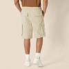 imageAmazon Essentials Mens LooseFit 11 Long Cargo ShortsTaupe