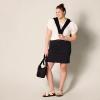 imageAmazon Essentials Womens Classic 5Pocket Denim Skirt Available in Plus SizeBlack Wash