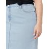 imageAmazon Essentials Womens Classic 5Pocket Denim Skirt Available in Plus SizeLight Wash