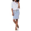 imageAmazon Essentials Womens Classic 5Pocket Denim Skirt Available in Plus SizeLight Wash