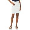 imageAmazon Essentials Womens Classic 5Pocket Denim Skirt Available in Plus SizeWhite