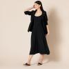 imageAmazon Essentials Womens Jersey Pull On Midi Length SkirtBlack