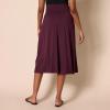 imageAmazon Essentials Womens Jersey Pull On Midi Length SkirtBurgundy