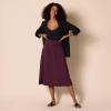 imageAmazon Essentials Womens Jersey Pull On Midi Length SkirtBurgundy