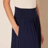 imageAmazon Essentials Womens Jersey Pull On Midi Length SkirtNavy