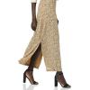 imageAmazon Essentials Womens Lightweight Knit Maxi SkirtCamel Animal Print