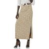 imageAmazon Essentials Womens Lightweight Knit Maxi SkirtCamel Animal Print