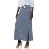 imageAmazon Essentials Womens Lightweight Knit Maxi SkirtNavy Dots