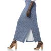 imageAmazon Essentials Womens Lightweight Knit Maxi SkirtNavy Dots