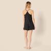 imageAmazon Essentials Womens Satin Pajama Top and Shorts SetBlack