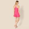 imageAmazon Essentials Womens Satin Pajama Top and Shorts SetHot Pink
