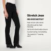 imageAmazon Essentials Womens Womens High Stretch SlimFit MidRise Bootcut JeanBlack