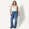 imageAmazon Essentials Womens Womens High Stretch SlimFit MidRise Bootcut JeanClassic Medium Wash