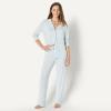 imageAmazon Essentials x Sofia Grainge Mommy and Me Long Sleeve Pajama SetLight Blue Geese