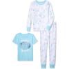 imageAmazon Essentials Disney  Marvel  Star Wars Babies Toddlers and Girls Pajama Set3piece Frozen 2 Stronger Together