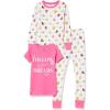 imageAmazon Essentials Disney  Marvel  Star Wars Babies Toddlers and Girls Pajama Set3piece Princess Dots