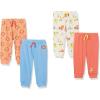 imageAmazon Essentials Disney  Marvel  Star Wars Unisex Babies Jogger Pants with DrawstringLion King Play Eat Roar